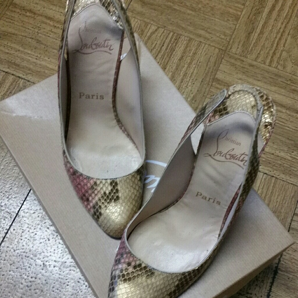 Christian Louboutin Python Heels